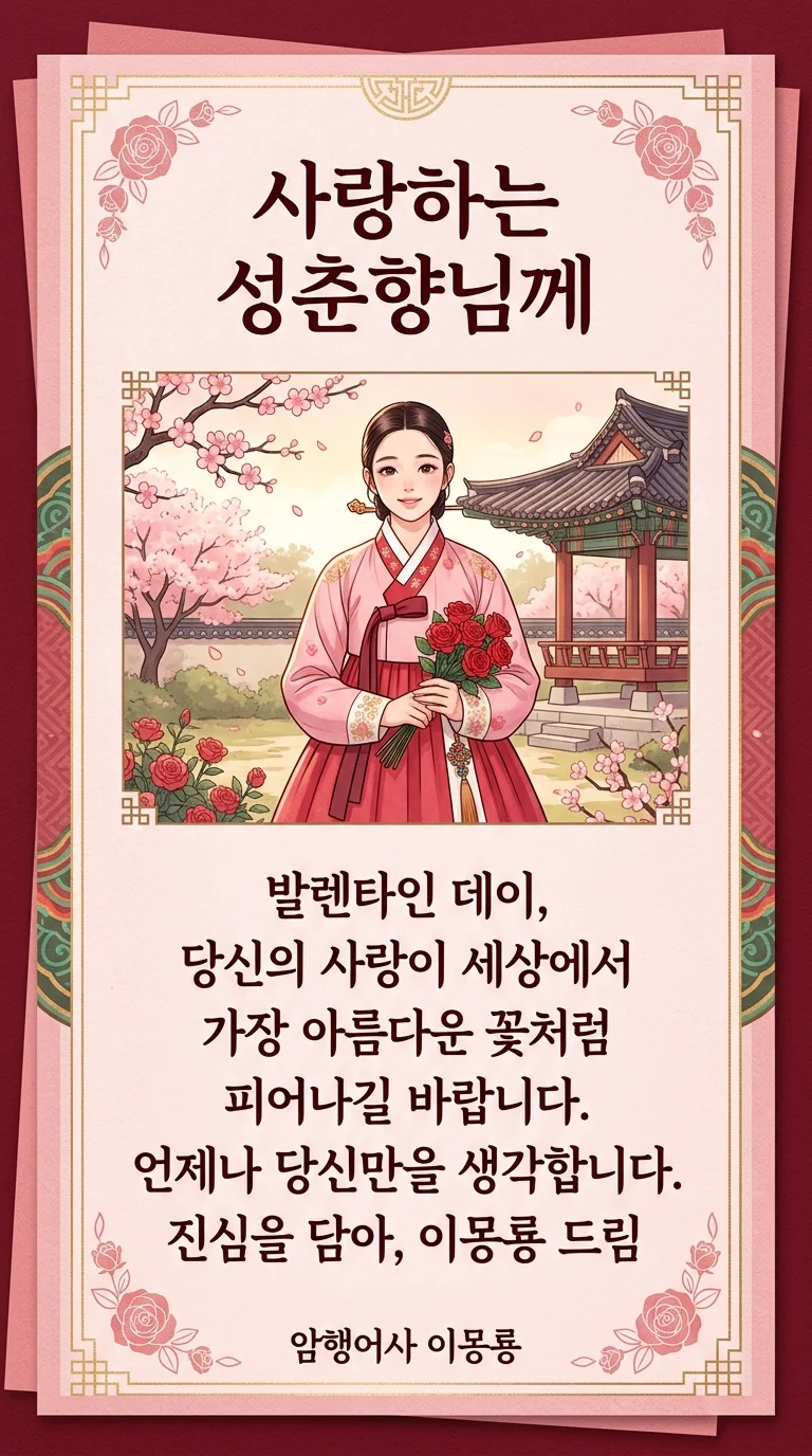 발렌타인 데이 카드