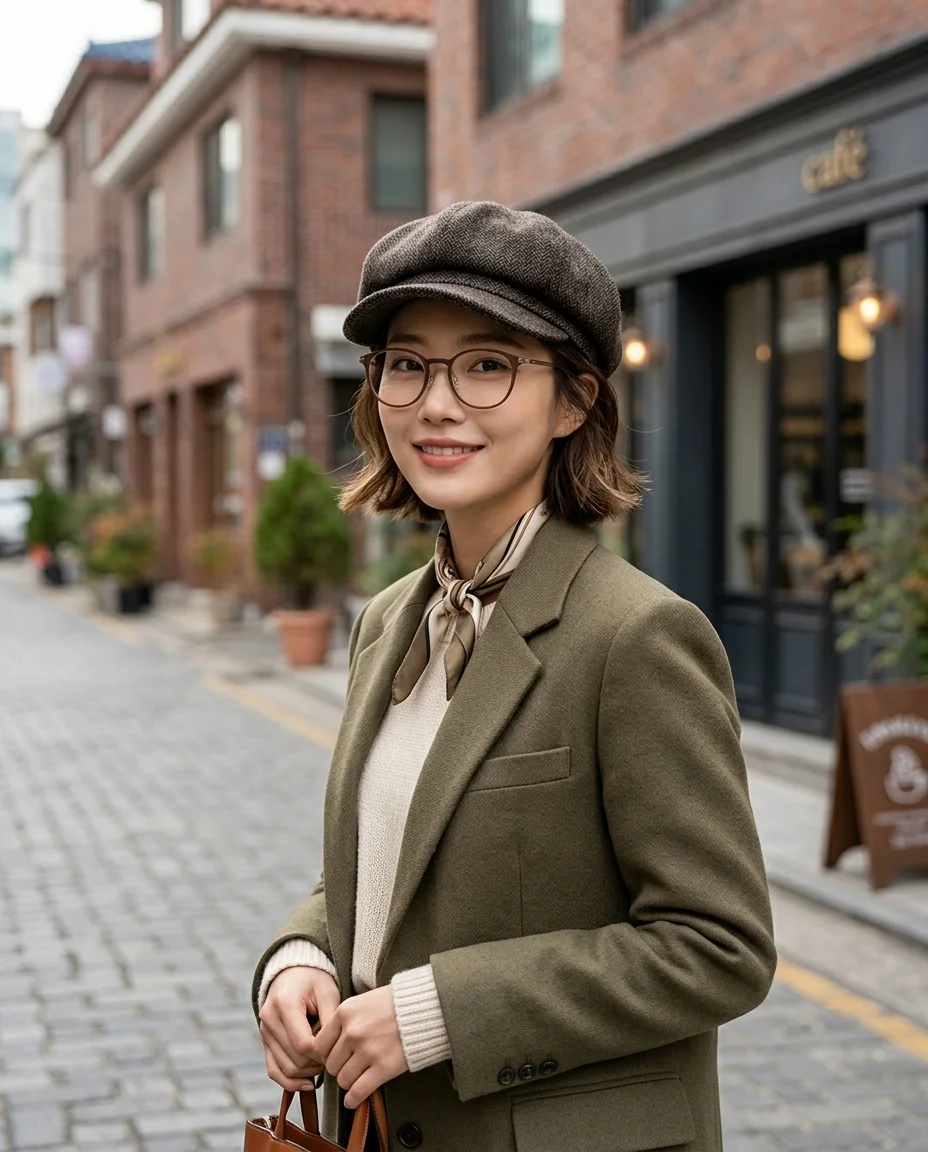 인물 모델 착샷